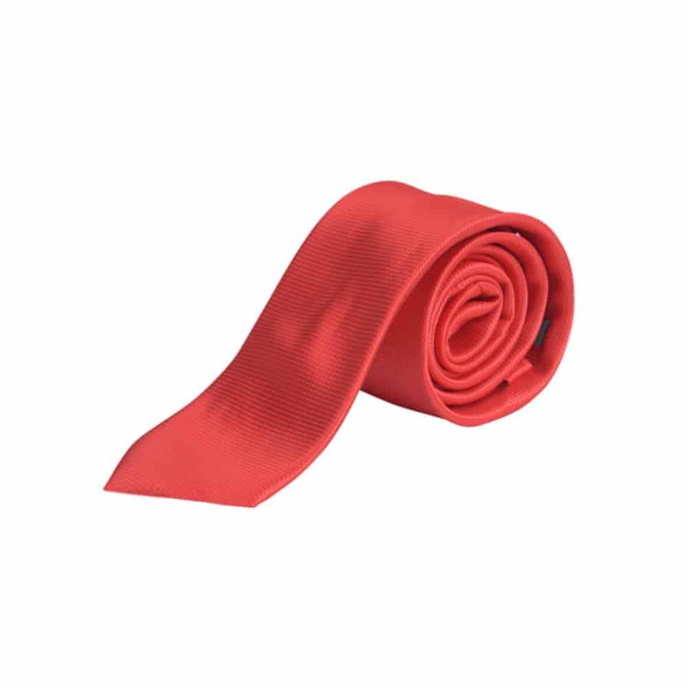 Men > Ανδρικά Αξεσουάρ > Γραβάτες/Παπιγιόν Prince Oliver Γραβάτα Κόκκινη Με Ανάγλυφο Σχέδιο(Φάρδος 7 cm)