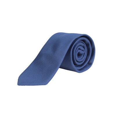 Prince Oliver Tie Dark Blue With Miniature Design (Width 7 cm)