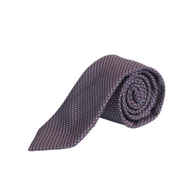 Prince Oliver Bordeaux Tie With Geometric Print (Width 7 cm) New Arrival