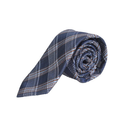 Prince Oliver Tie Blue Check (Width 7 cm)