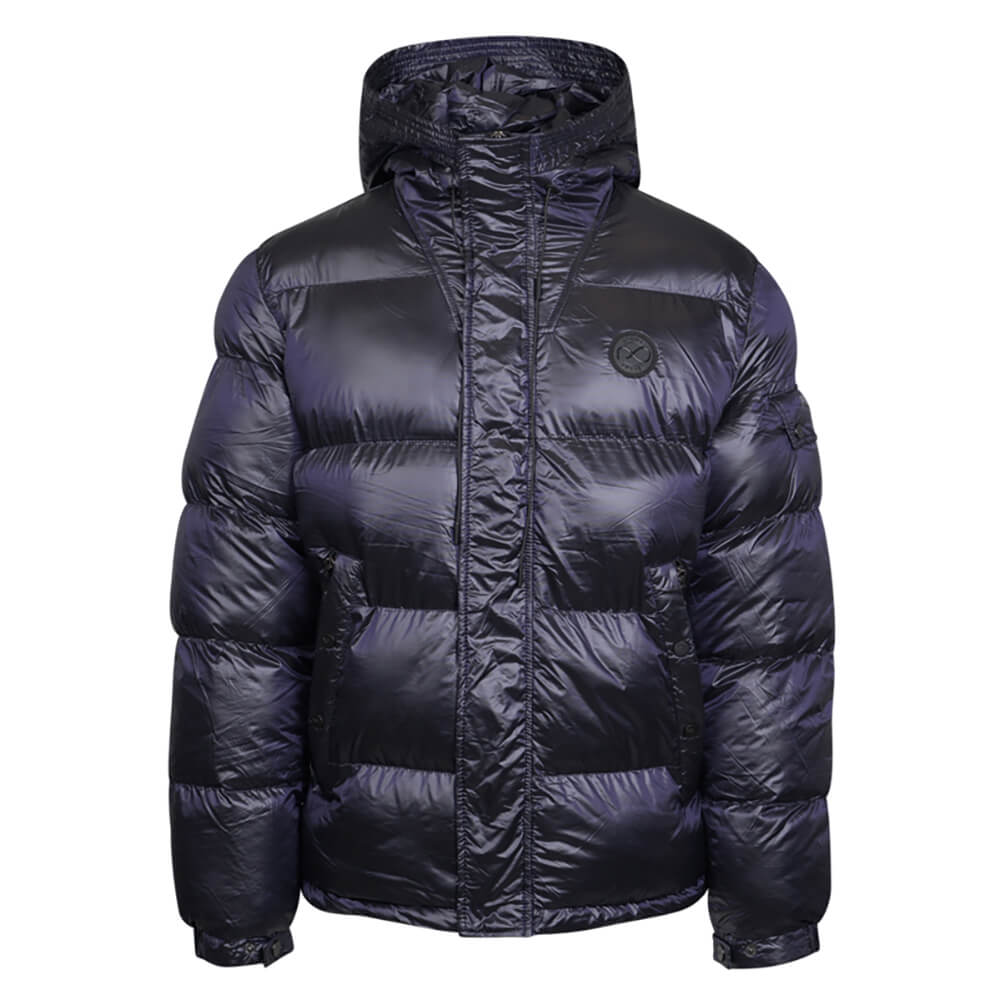 Ανδρικά Πανωφόρια > Men > Ένδυση Hooded Luxe Puffer Jacket Μπλε (Modern Fit) New Arrival