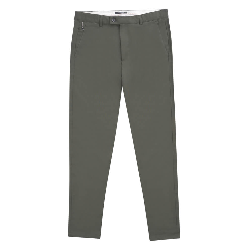 Ανδρικά Παντελόνια και Chinos > Men > Ένδυση Υφασμάτινο Παντελόνι Πράσινο (Comfort Fit)