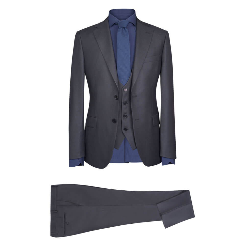 Men > Ένδυση > Ανδρικά Κοστούμια Perennial Suit Micro Patterned Ανθρακί (Modern Fit)
