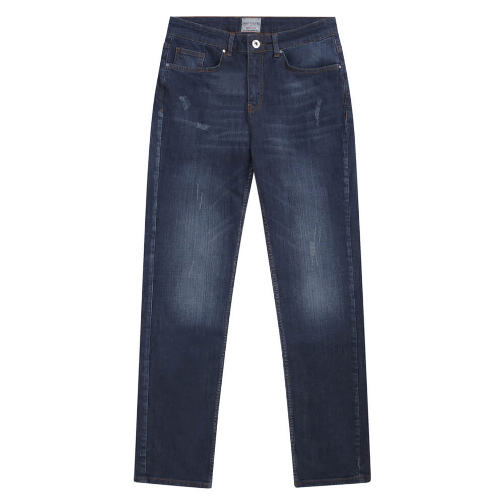 Men > Ένδυση > Ανδρικά Jeans Signature Jean Μπλε Σκούρο All Season (Modern Fit) New Arrival