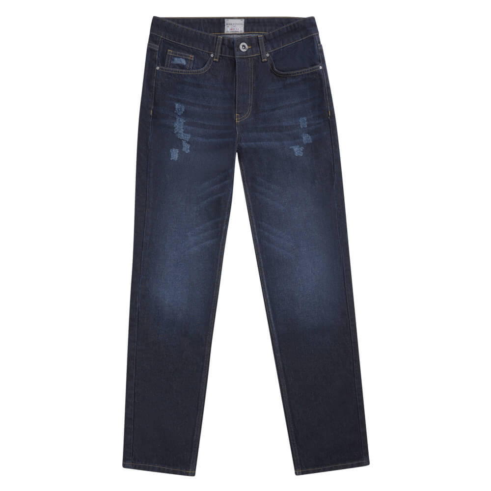 Men > Ένδυση > Ανδρικά Jeans Signature Jean Μπλε Σκούρο All Season (Modern Fit) New Arrival