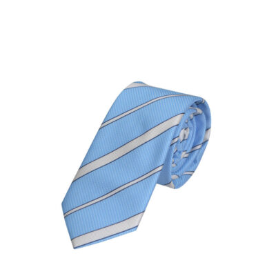 Prince Oliver Striped Ciel Tie (Width 7 cm)