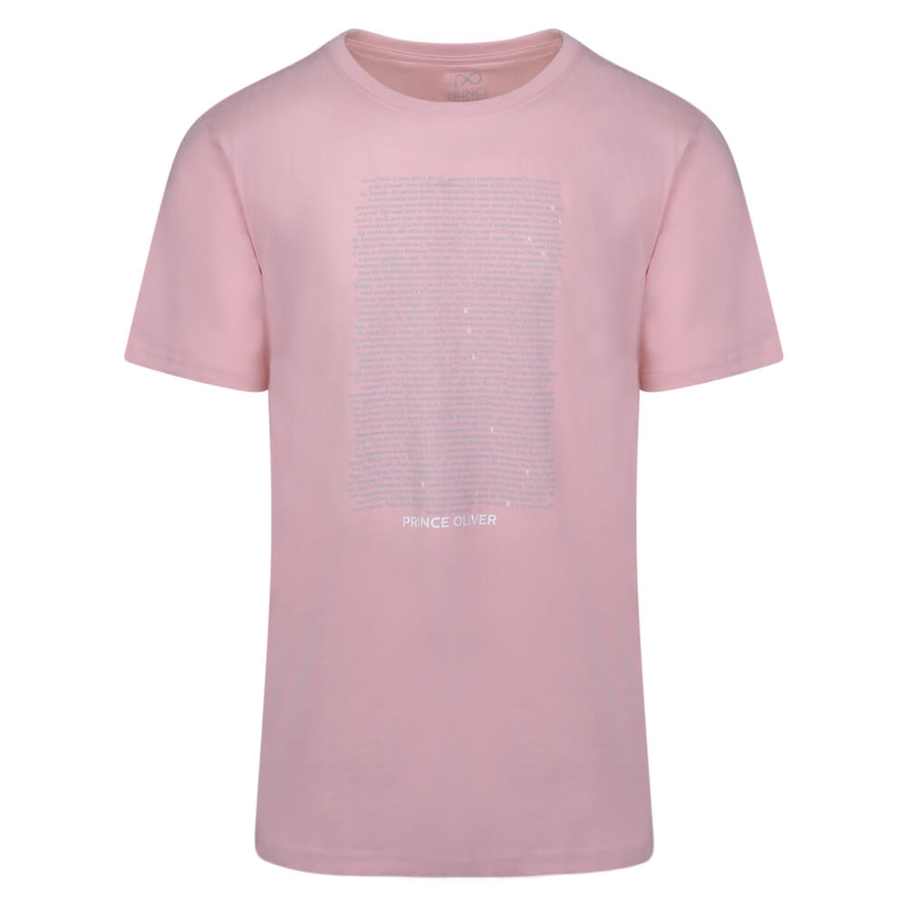 Men > Ένδυση > Ανδρικά T-Shirts Brand New Τ-Shirt Ροζ 100% Cotton (Modern Fit)