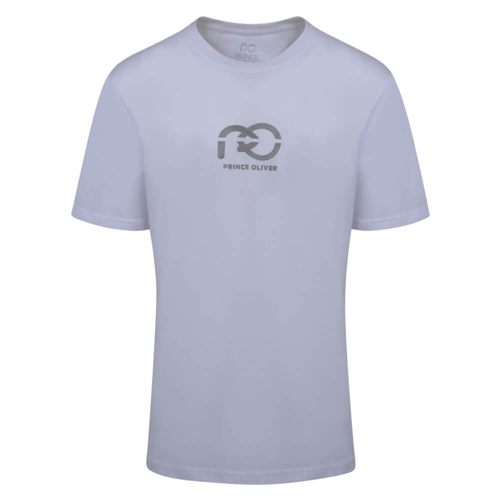 Prince Oliver Brand New Τ-Shirt Λευκό 100% Cotton (Modern Fit)