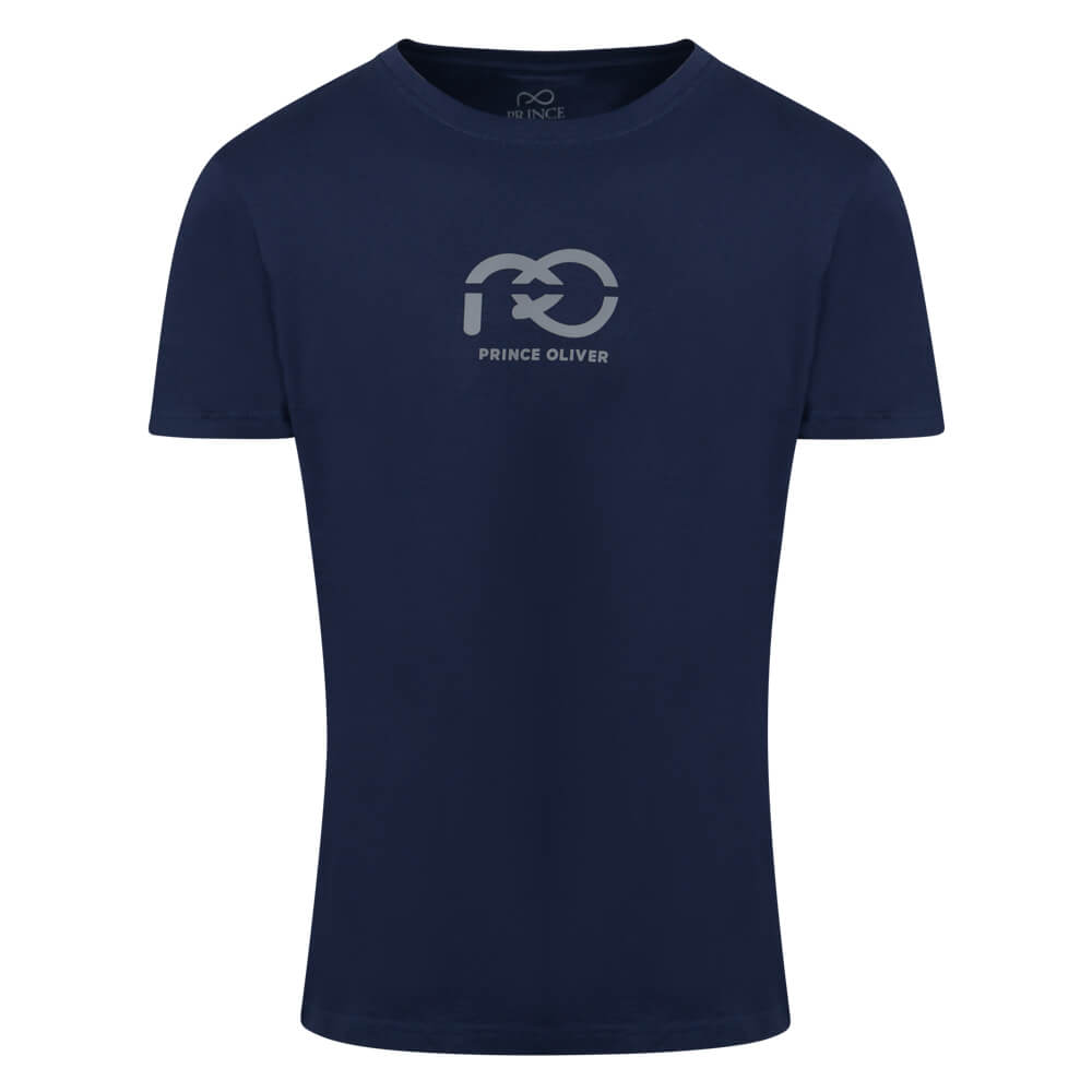 Prince Oliver Brand New Τ-Shirt Μπλε Σκούρο 100% Cotton (Modern Fit)