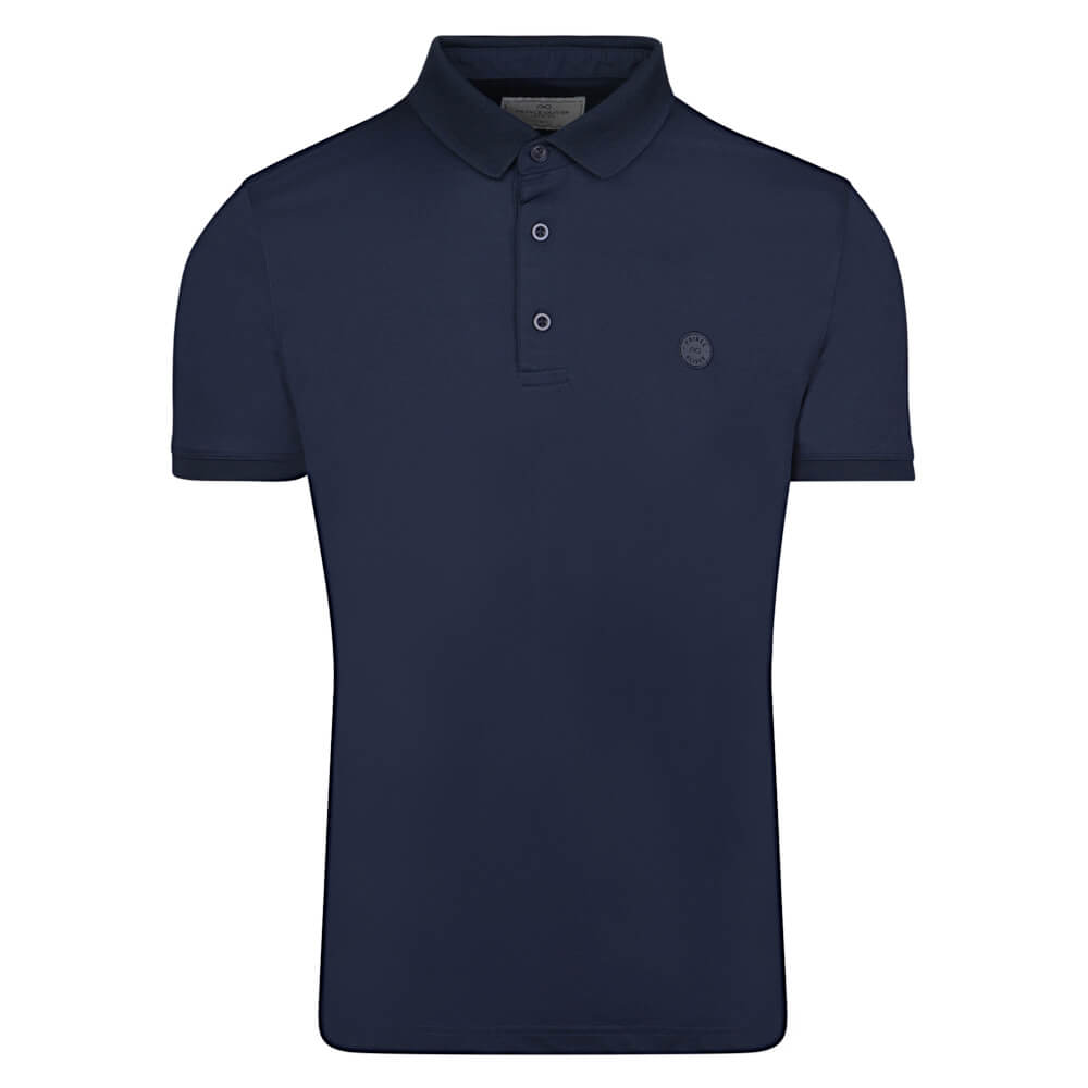 Men > Ένδυση > Ανδρικές Μπλούζες Polo Premium Polo Μπλε 100% Cotton (Modern Fit)