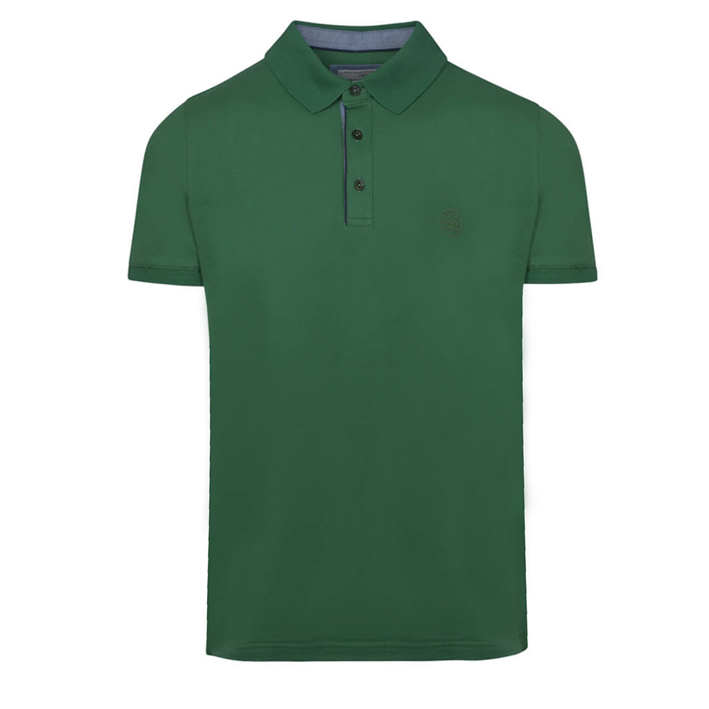 Men > Ένδυση > Ανδρικές Μπλούζες Polo Premium Polo Πράσινο 100% Cotton (Modern Fit)