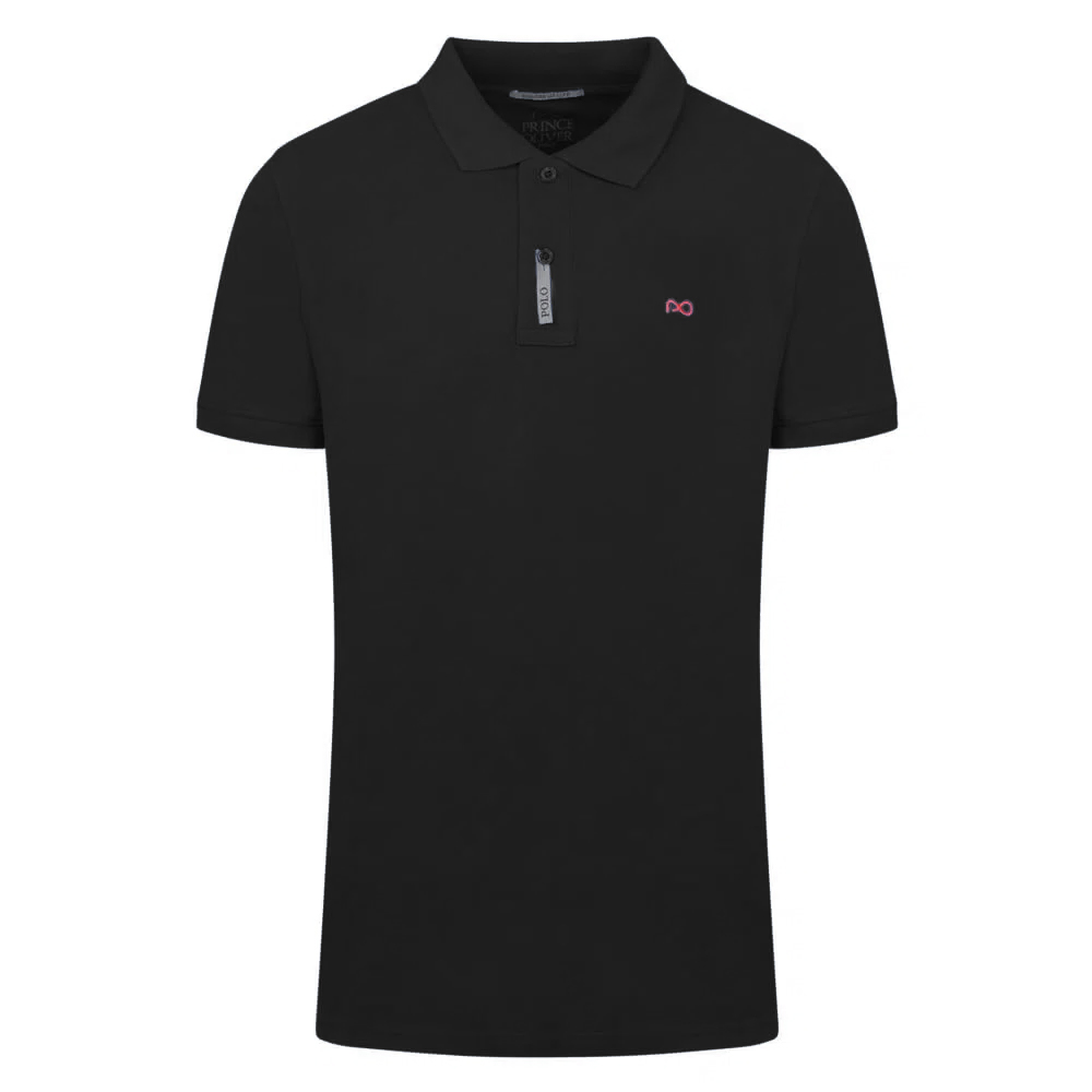 Men > Ένδυση > Ανδρικές Μπλούζες Polo Brand New Polo Double Pique Μαύρο 100% Cotton (Regular Fit)