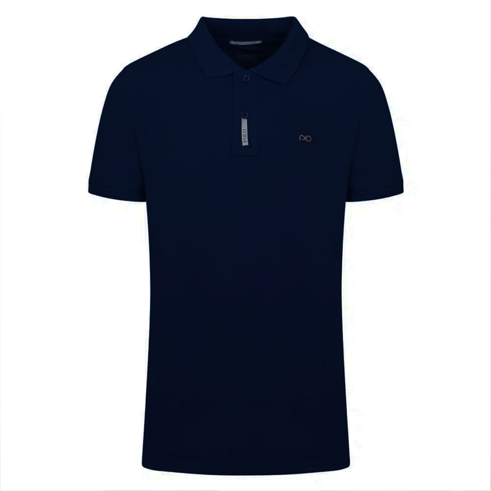 Men > Ένδυση > Ανδρικές Μπλούζες Polo Brand New Polo Double Pique Μπλε Σκούρο 100% Cotton (Regular Fit)