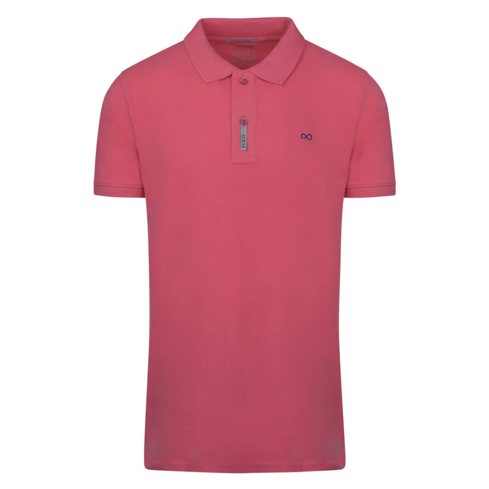 Men > Ένδυση > Ανδρικές Μπλούζες Polo Brand New Polo Double Pique Κοραλί 100% Cotton (Regular Fit)