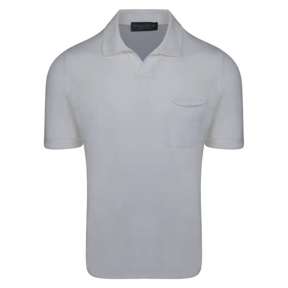 Prince Oliver Superior Limited Edition Polo Λευκό