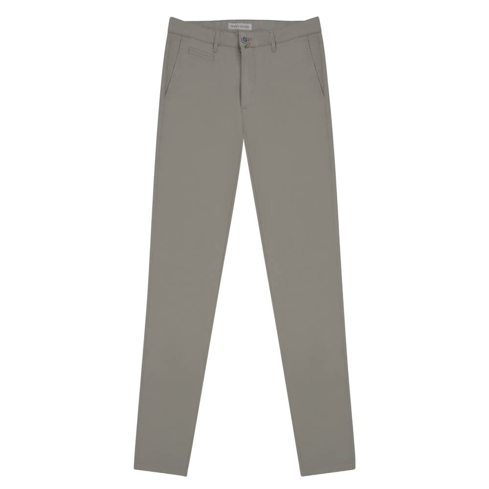 Ανδρικά Παντελόνια και Chinos > Men > Ένδυση Premium Chino Λαδί 100% Cotton (Modern Fit)