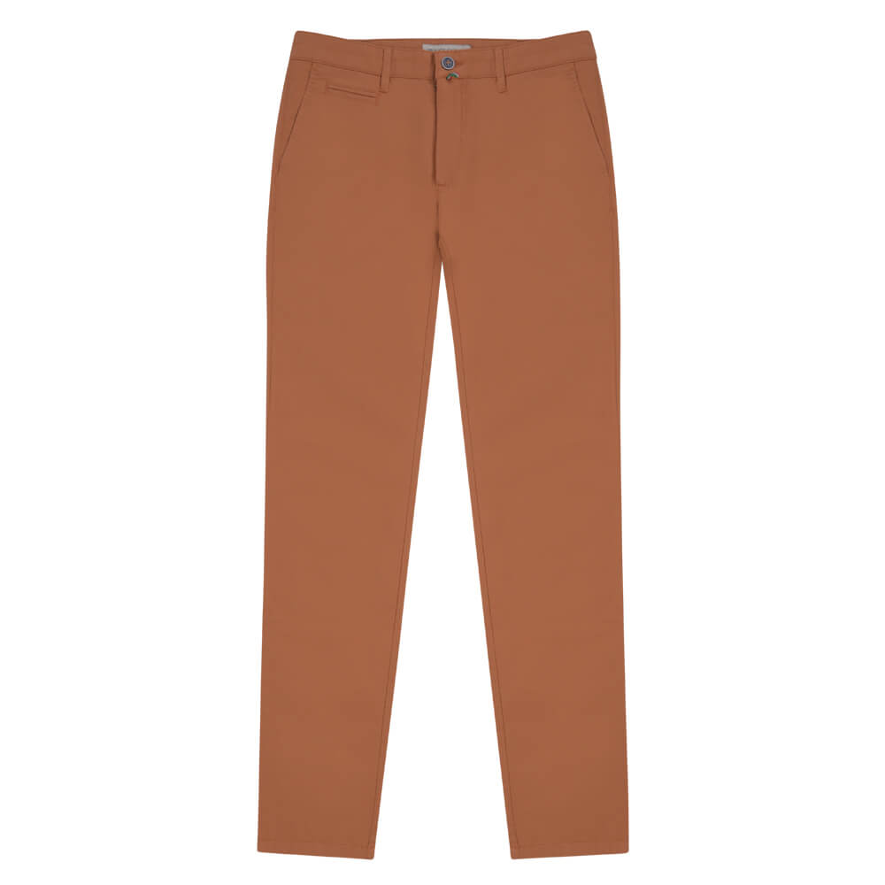 Ανδρικά Παντελόνια και Chinos > Men > Ένδυση Premium Chino Κεραμυδί 100% Cotton (Modern Fit)