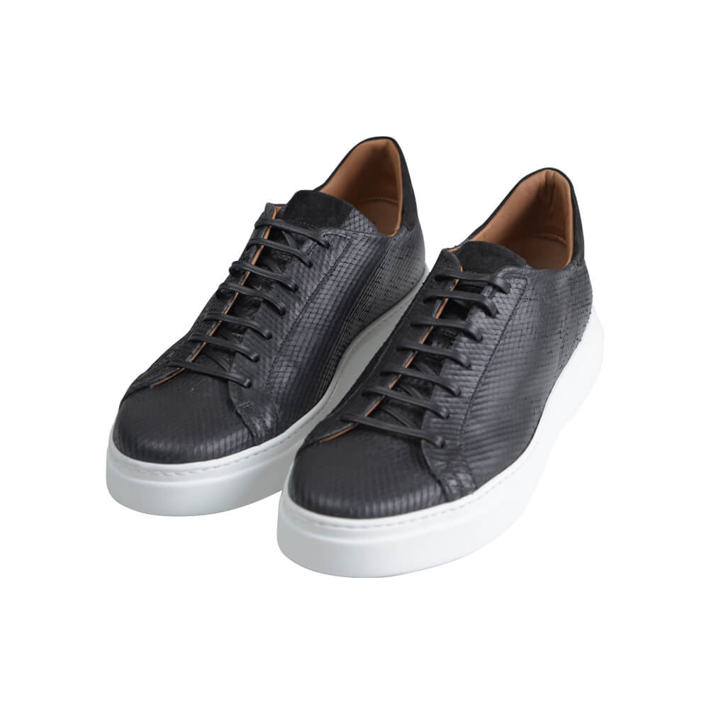 Superior Limited Edition Leather Sneakers Black Prince Oliver