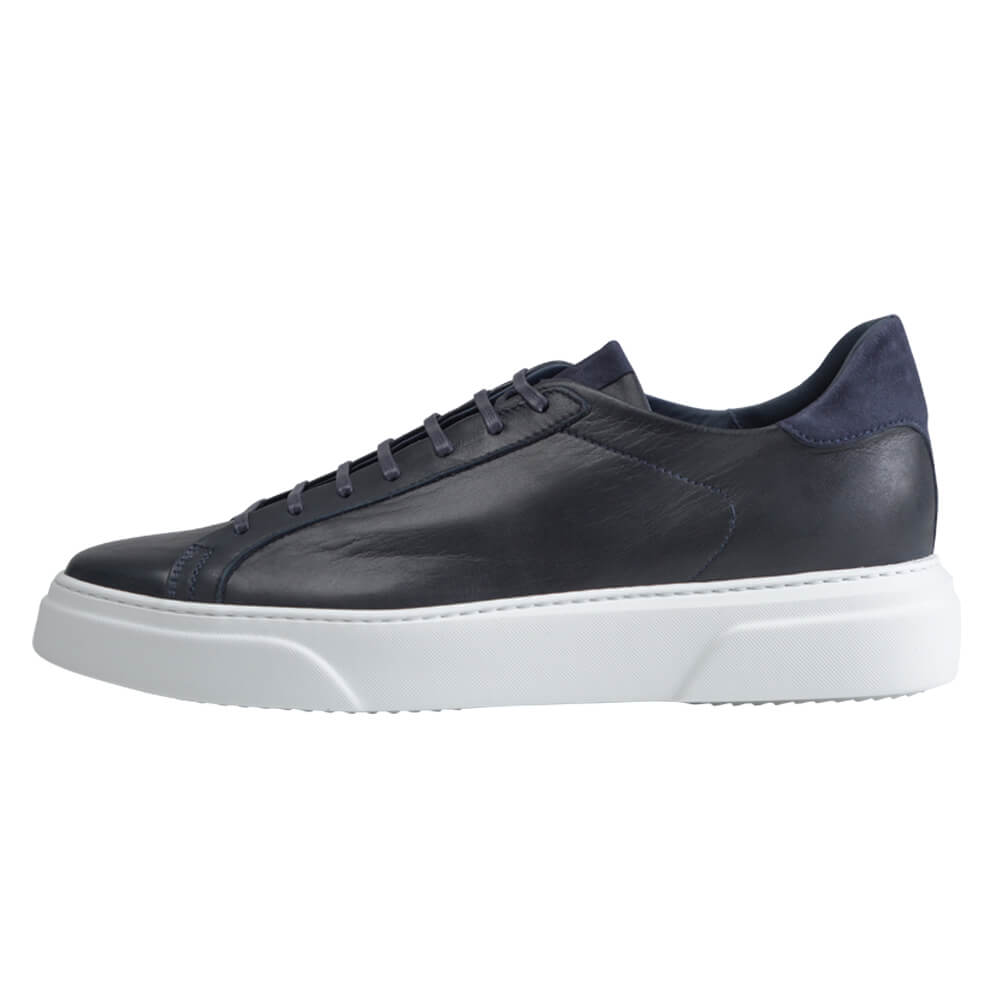 Prince Oliver Superior Limited Edition Δερμάτινα Sneakers Μπλε