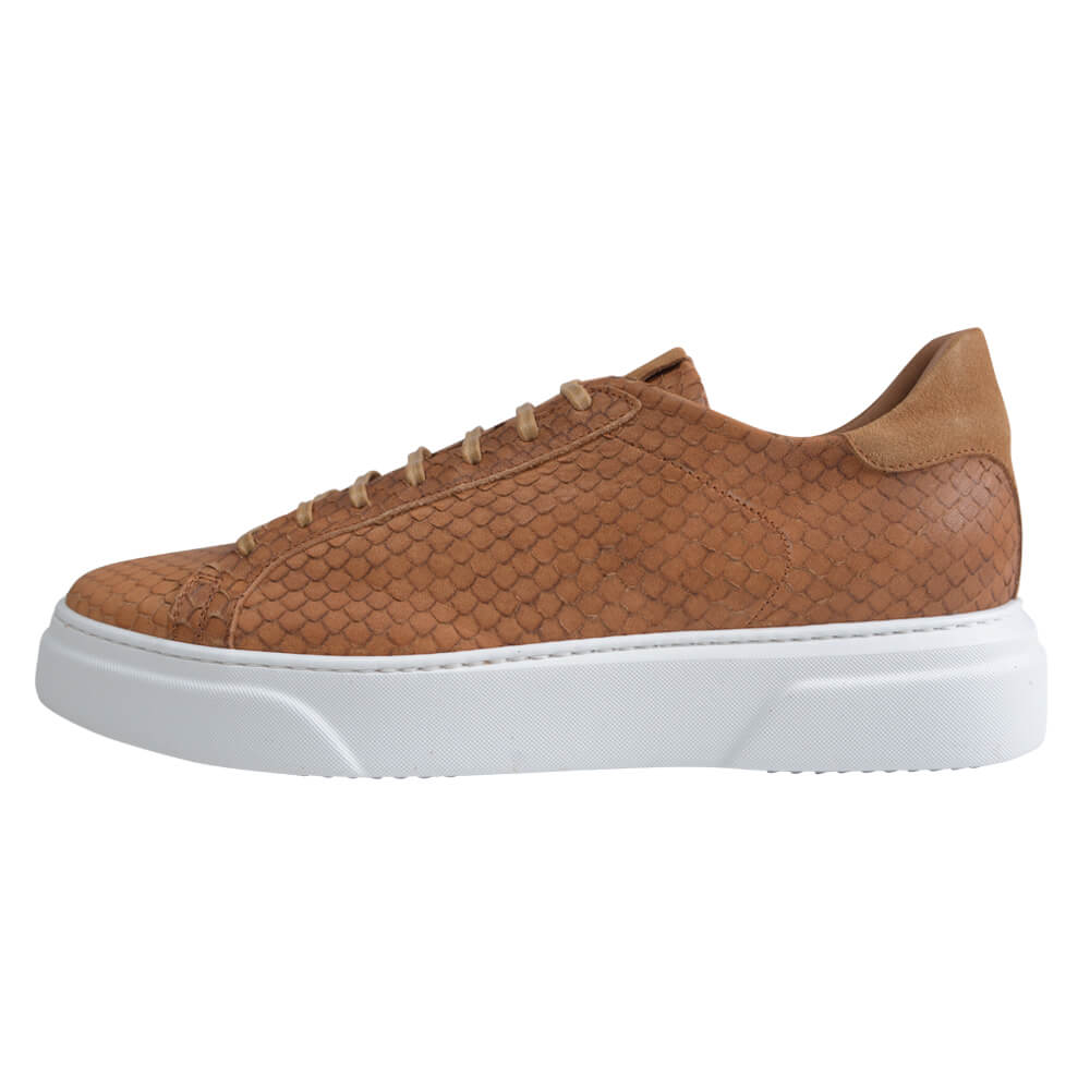 Prince Oliver Superior Limited Edition Δερμάτινα Sneakers Ταμπά