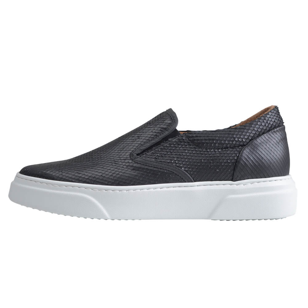 Prince Oliver Superior Limited Edition Δερμάτινα Loafers Μαύρα