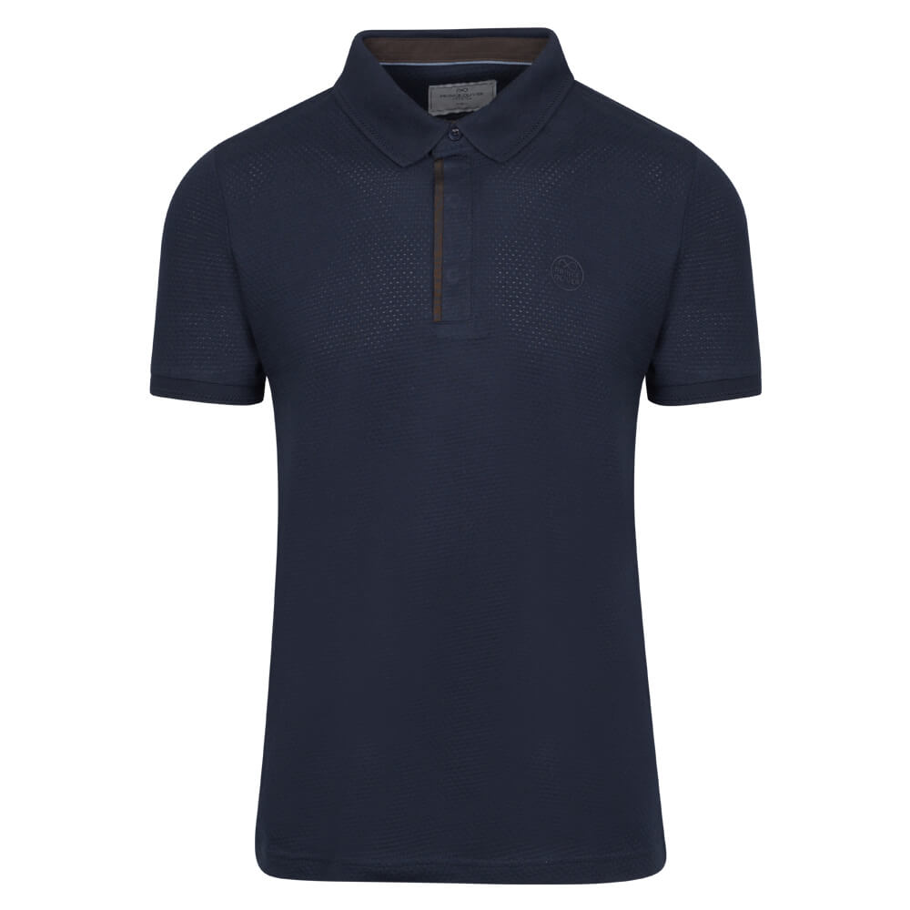 Men > Ένδυση > Ανδρικές Μπλούζες Polo Premium Polo Μπλε 100% Cotton (Modern Fit)