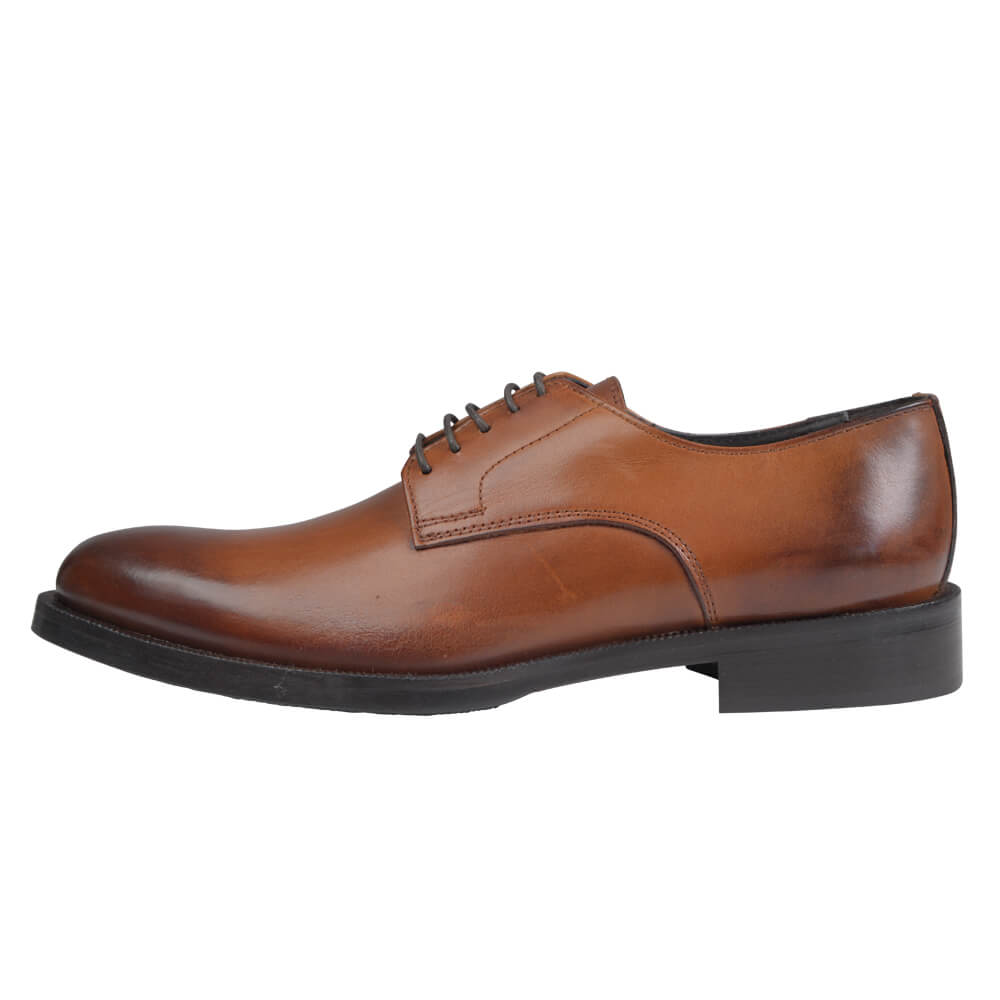 Formal Ανδρικά Παπούτσια > Men > Ανδρικά Παπούτσια Prince Oliver Derby Καφέ Ανοιχτό Leather Shoes New Arrival