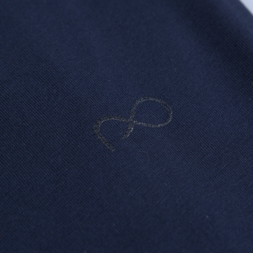 Elegant Logo Τ-Shirt Μπλε Round Neck (Modern Fit) φωτογραφία
