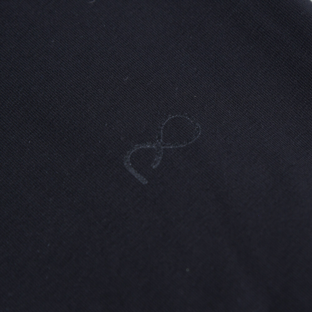 Elegant Logo Τ-Shirt Μαύρο V Neck (Modern Fit) φωτογραφία