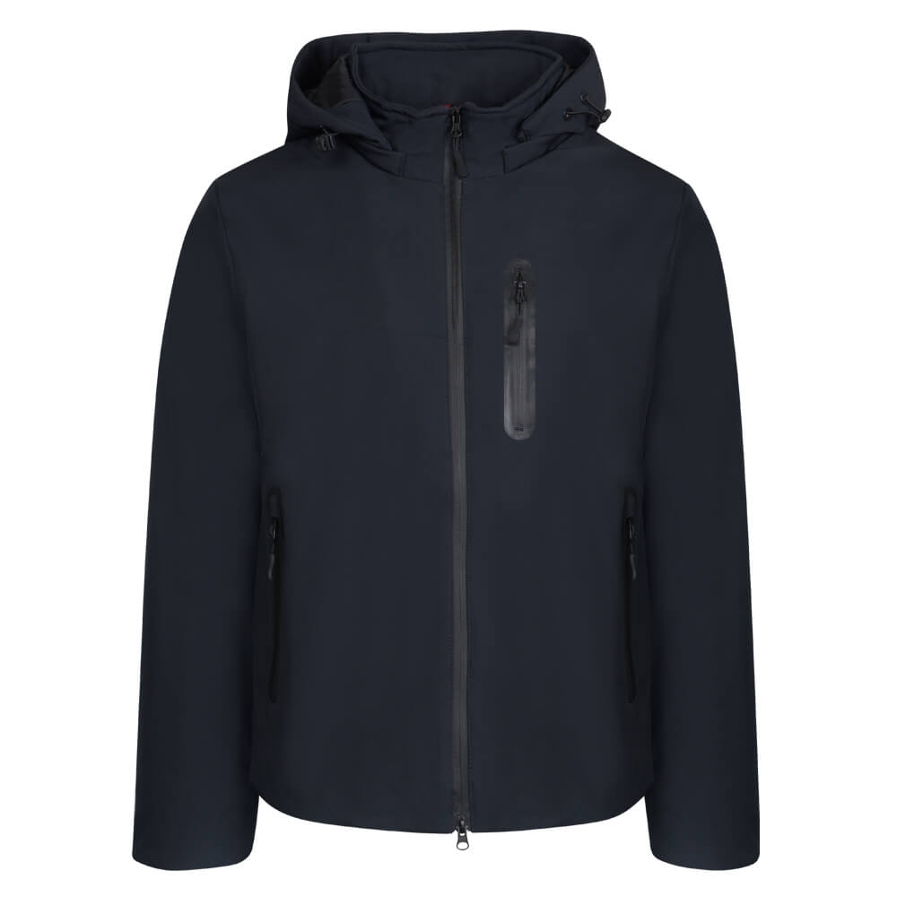 Ανδρικά Πανωφόρια > Men > Ένδυση Hooded Jacket Μπλε Σκούρο( Modern Fit)