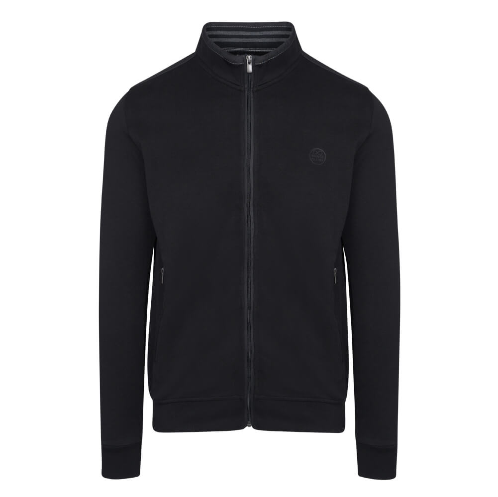 Men > Ένδυση > Ανδρικές Ζακέτες Winter Full Zip Ζακέτα Μαύρη (Modern Fit) New Arrival