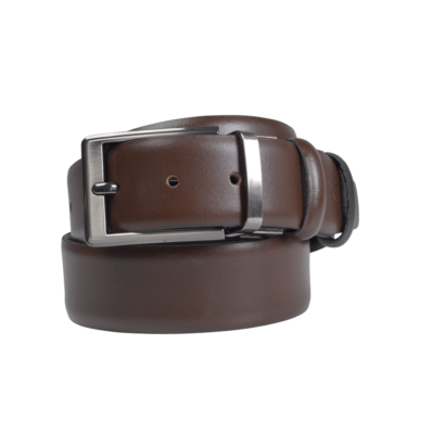 Formal Double-Sided Belt Brown/Black in Leather