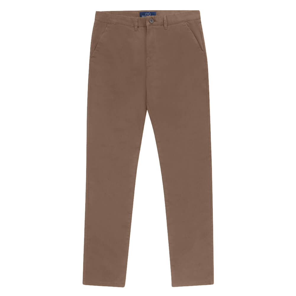 Ανδρικά Παντελόνια και Chinos > Men > Ένδυση Prince Oliver Chinos Καμηλό (Slim Fit) New Arrival