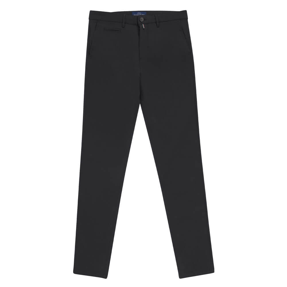 Prince Oliver Premium Chino Μαύρο (Modern Fit) New Arrival