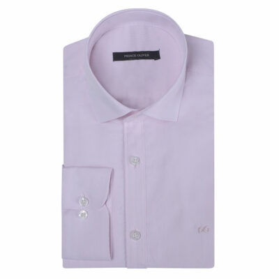 Πουκάμισο Ροζ με Απαλή Ρίγα (Modern Fit)