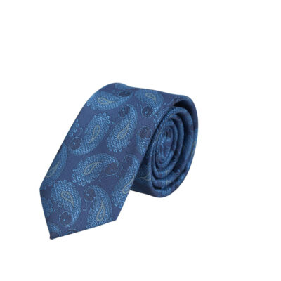 Prince Oliver Γραβάτα Με Λαχούρι Μπλε (Φάρδος 7 cm)
