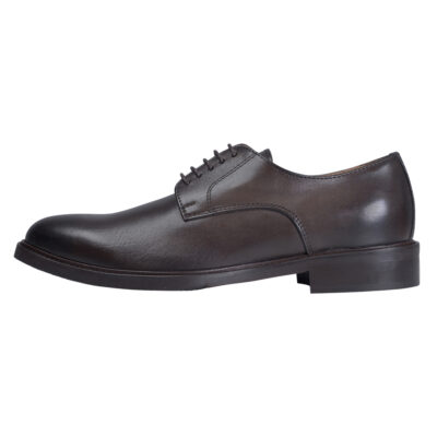 Prince Oliver Derby Dark Brown Leather Shoes