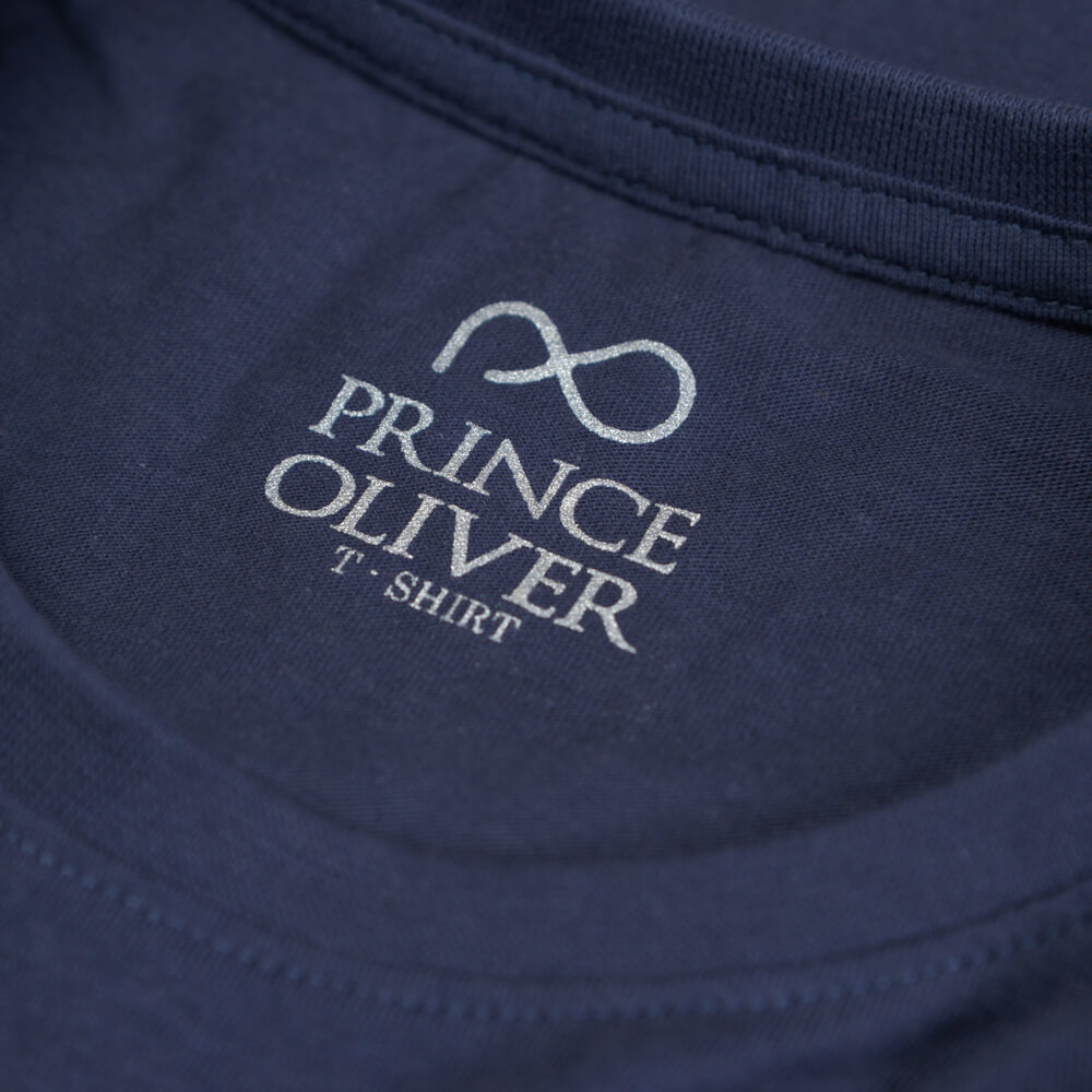 S.Oliver BLACK LABEL T-Shirt Uomo Manica Corta - Blu Marino, Taglia L, Girocollo In Cotone, Vestibilità Dritta