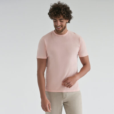 Brand New T-Shirt Flame Pink 100% Cotton (Modern Fit)