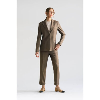 Prince Oliver Women's Brown Plaid Jacket