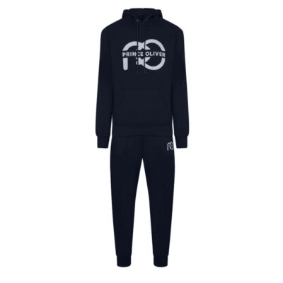 Signature Logo Hoodie Tracksuit Set Dark Blue (Modern Fit)