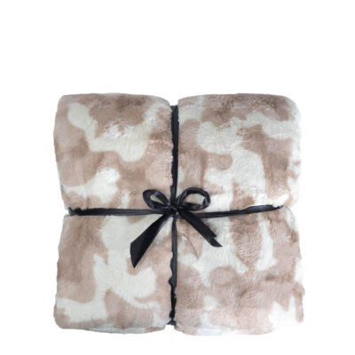Prince Oliver Double Blanket Sheepskin Beige 160 x 220 cm