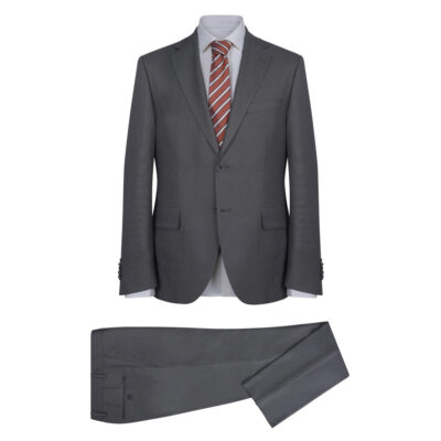 Green Three-Piece Waistcoat Suit with Mini Design (Modern Fit)