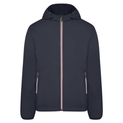 Hooded Lightweight Jacket Black Modern Fit