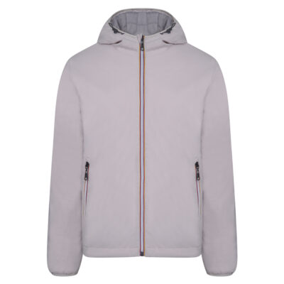 Hooded Lightweight Jacket Beige Modern Fit