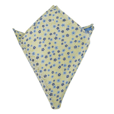 Pocket Square Floral Yellow