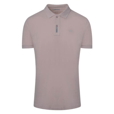 Essential Polo Double Pique Light Pink in Cotton Regular Fit