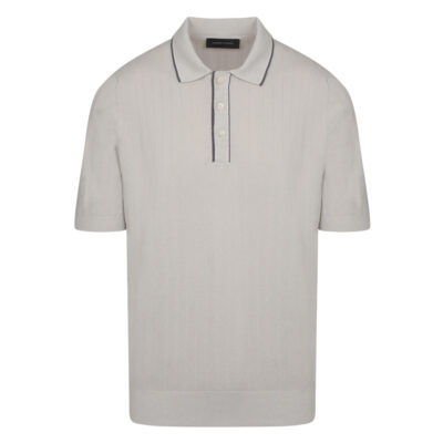 Polo Ripped Beige in Cotton Modern Fit