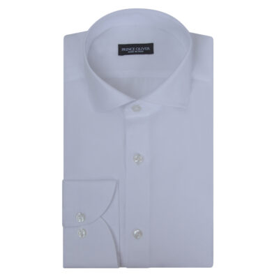 Superior Shirt White in Cotton poplin Modern Fit