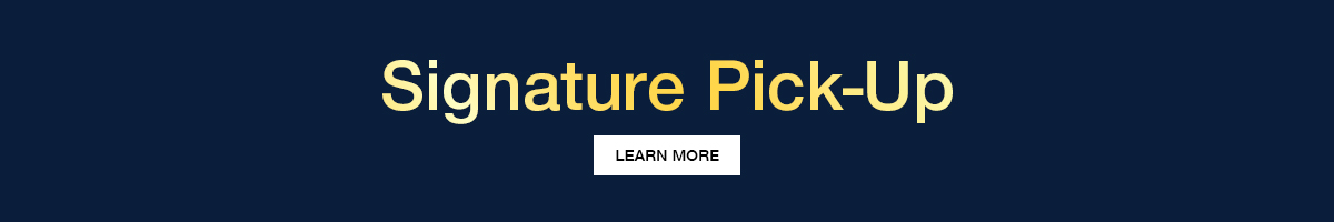 signature pickup homepage mobile